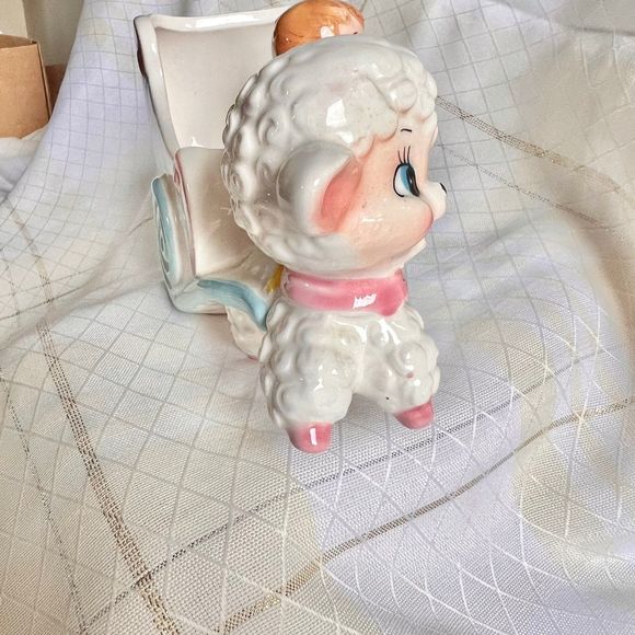 INARCO Vintage Nursery Planter Vase, Trinket Holder Vintage Nursery Decor, - Picture 5 of 10